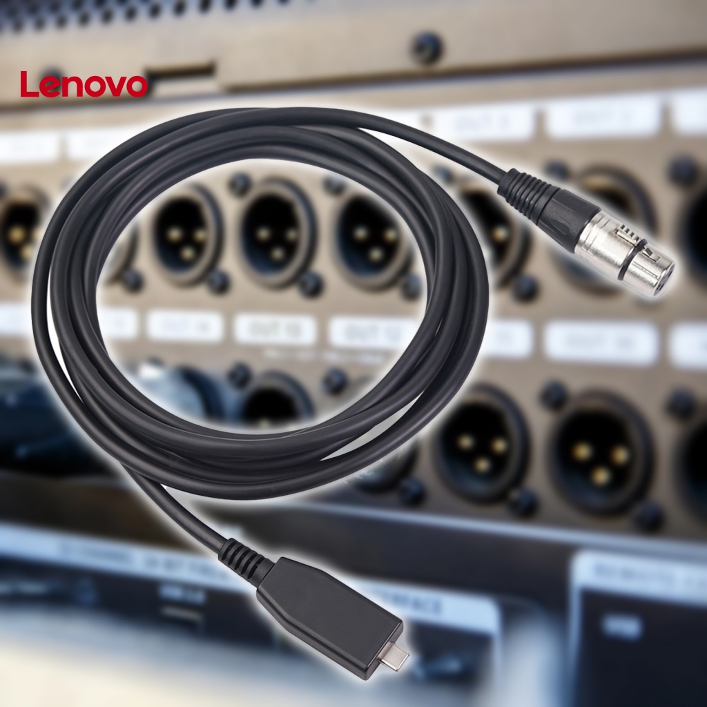 Dây Cáp Âm Thanh Hoa Hướng Dương Chống Ồn Độ Trung Thực Cao Từ Cổng Type-C XLR Sang Cổng Cắm Micro Cho Laptop