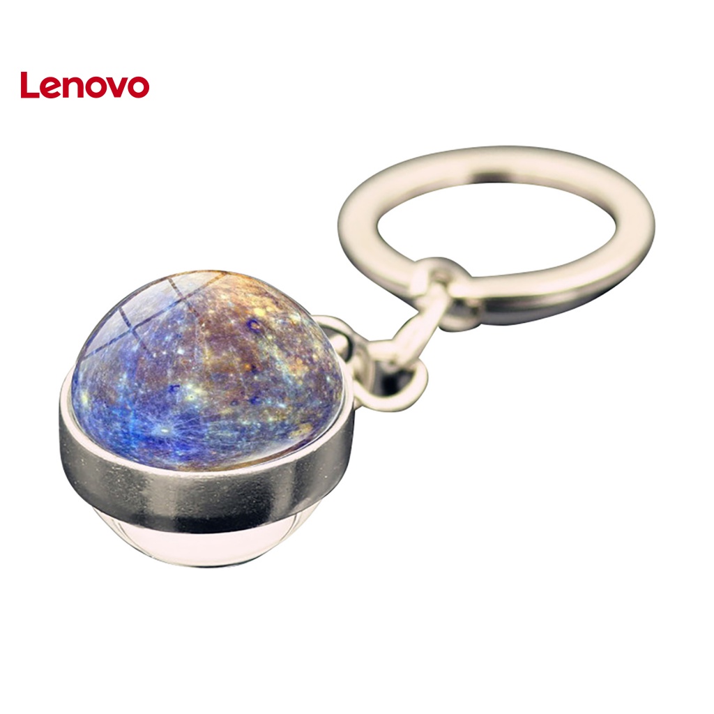 Móc Khóa Quả Cầu Thủy Tinh Hai Mặt Hình Hoa Hướng Dương Hệ Mặt Trời Trang Trí Điện Thoại