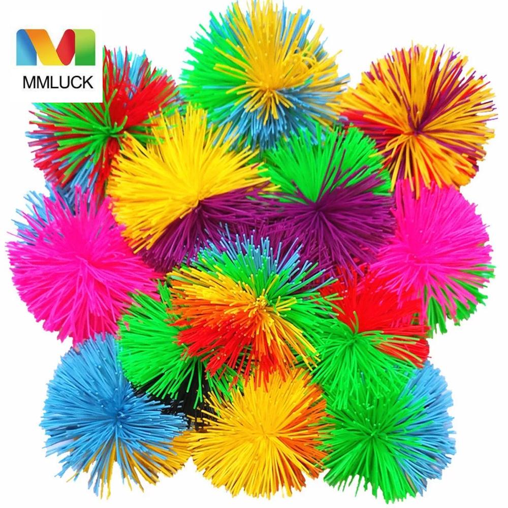 Bóng Đồ Chơi Co Giãn Chống Căng Thẳng Màu Cầu Vồng 6cm / 9cm