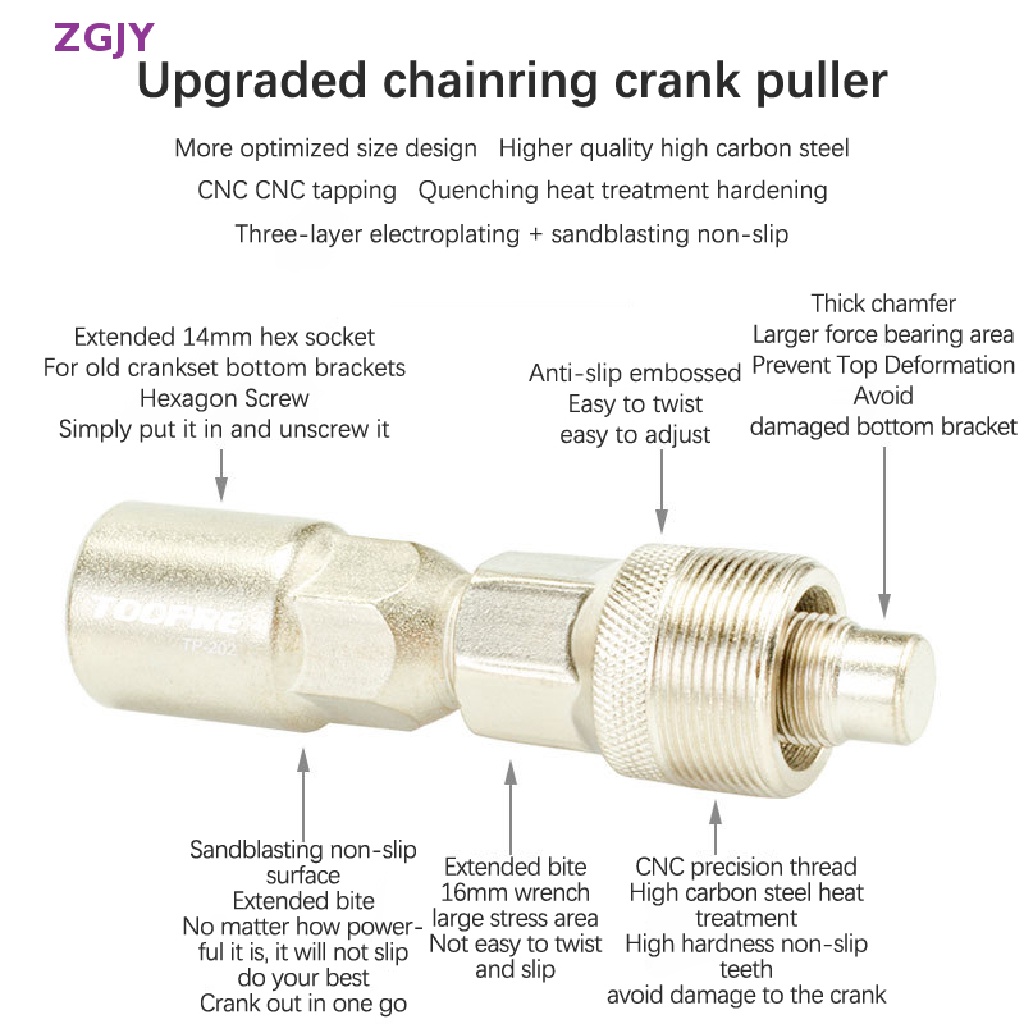 Dụng Cụ Tháo Lắp Sửa Chữa Bàn Đạp Xe Đạp Màu Bạc Mới