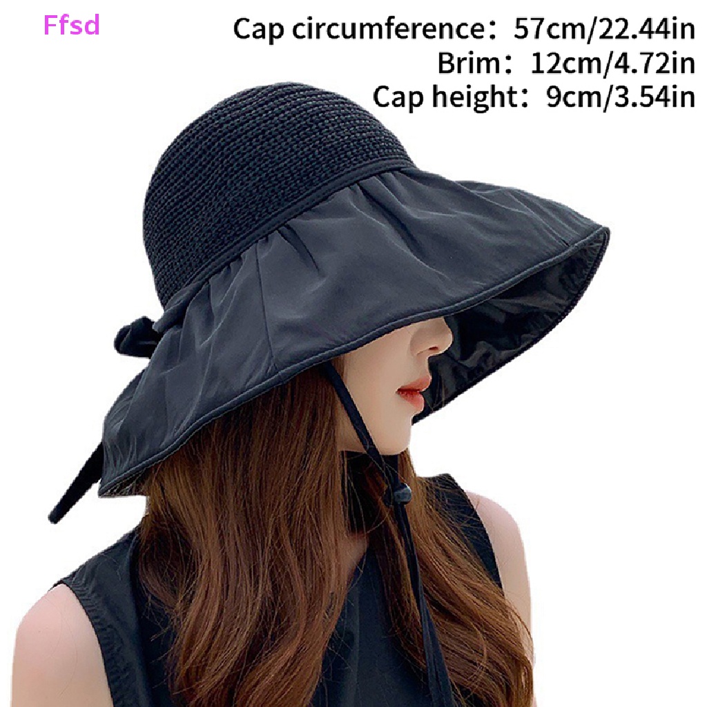{Ffsd} Hàng Mới Mũ Bucket Chống Nắng / Tia UV Thời Trang Mùa Hè Dành Cho Nữ * Bán Chạy