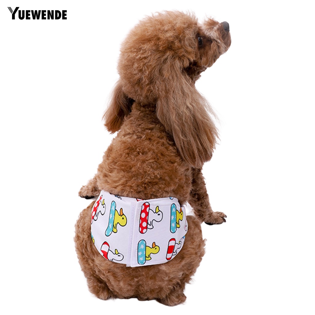 Tã Lót Vệ Sinh Thấm Hút Mạnh In Họa Tiết Thỏ Hoạt Hình Dễ Thương Có Thể Giặt Sạch Cho Cún Cưng