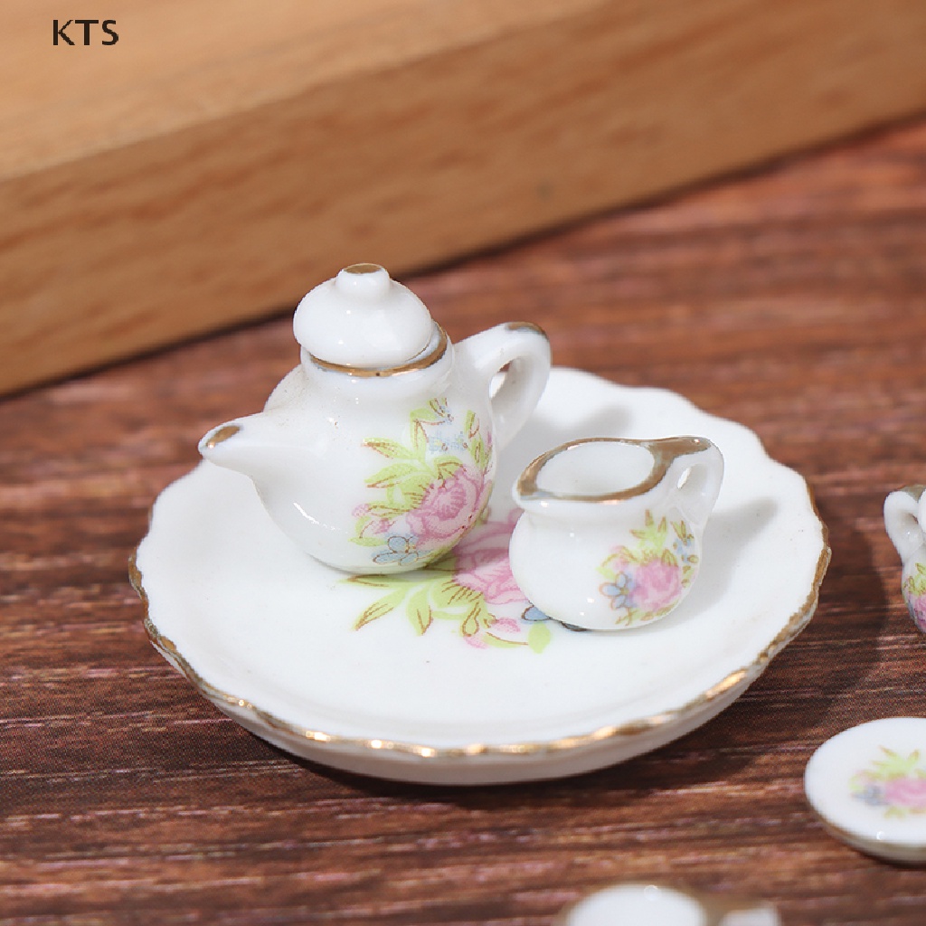 Bộ Ấm Trà Bằng Gốm Sứ 8 Chi Tiết Cỡ 1 / 12