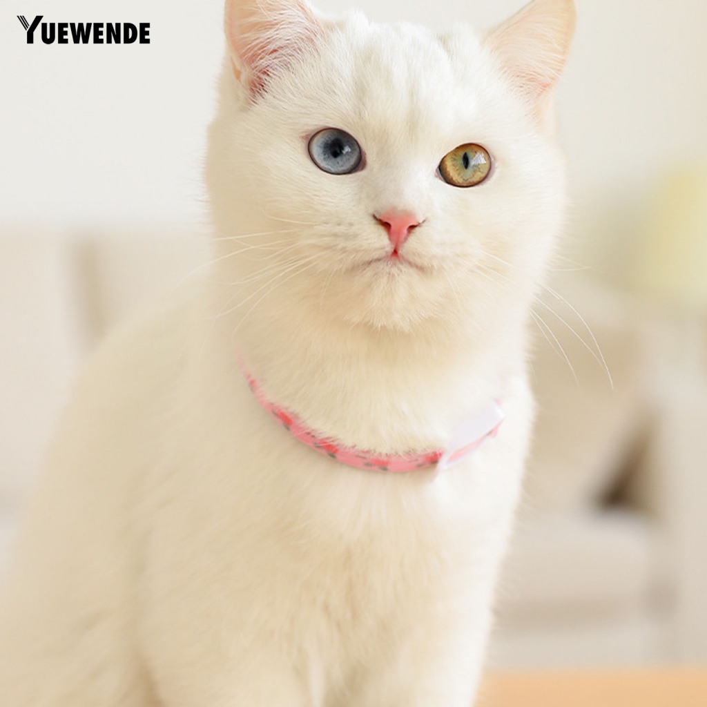 Ye.b Vòng Cổ Nhỏ Gọn In Họa Tiết Đáng Yêu Có Thể Giặt Sạch Phù Hợp Bốn Mùa Cho Thú Cưng