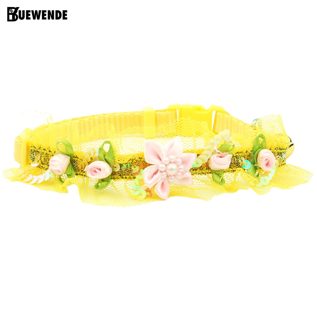 Vòng Cổ Nylon Chống Trượt Gắn Chuông Xinh Xắn Cho Thú Cưng