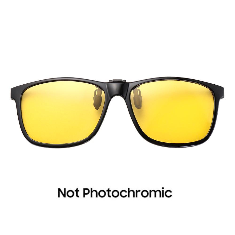 AROMA Kính Mát Dạng Kẹp Chống Tia UV Tầm Nhìn Ban Đêm Thay Đổi Màu Sắc Thời Trang