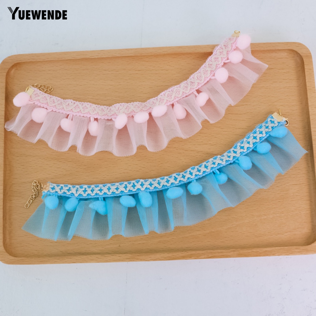 Vòng Cổ Chó Bằng Vải Tuyn Dễ Thương