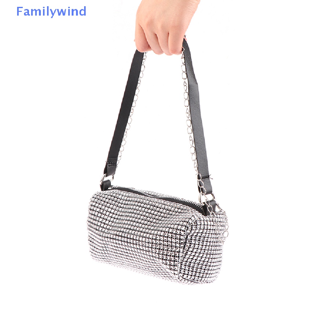 Túi Đeo Chéo Đính Đá Lấp Lánh Thời Trang Cho Nữ