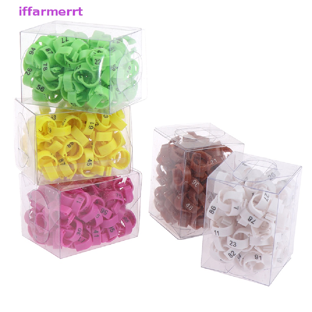 Set 100 Vòng Đánh Dấu Chân Gà Chim Bồ Câu Tiện Dụng