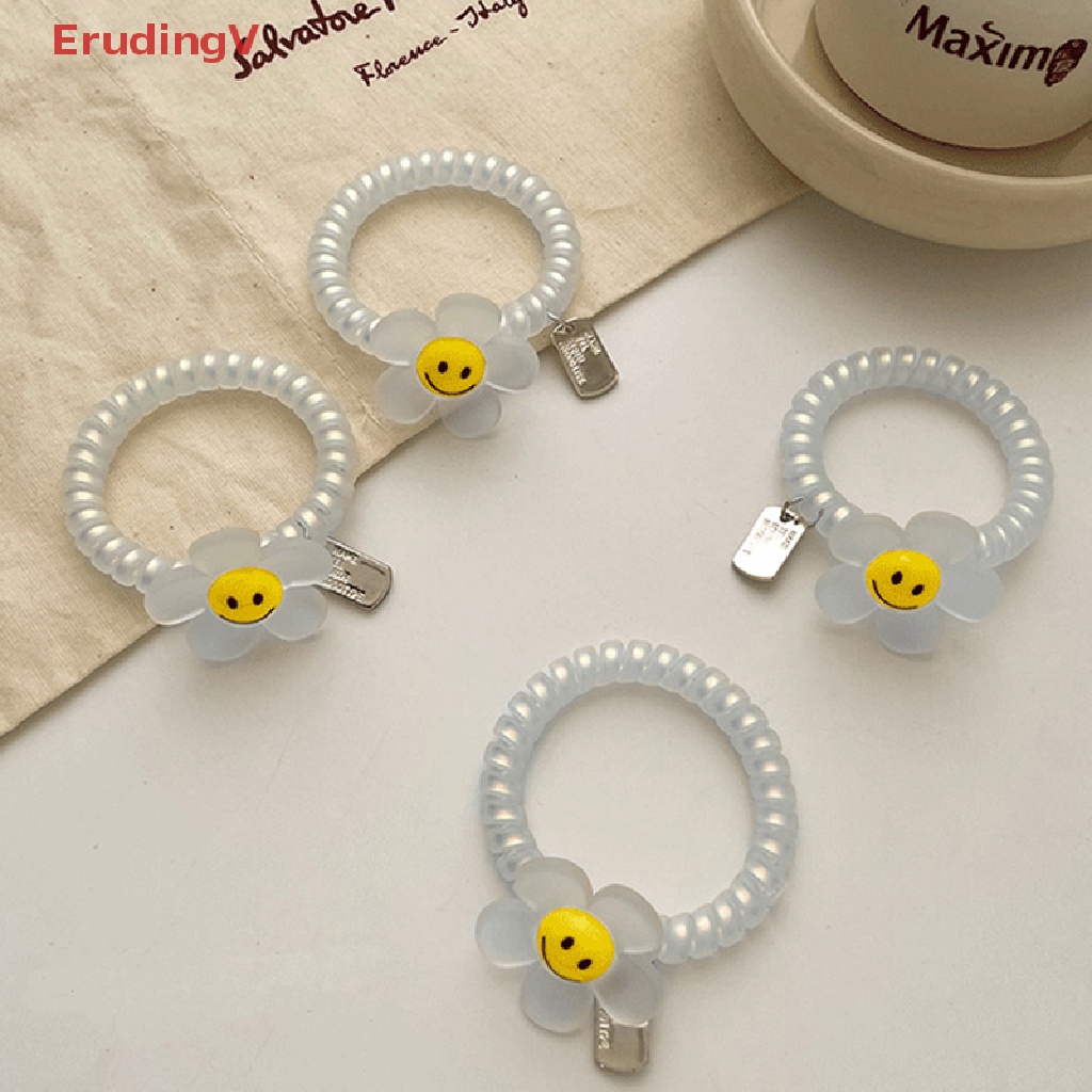 [ErudingV] 1 Dây Cột Tóc Hình Mặt Cười Phong Cách Hàn Quốc Thời Trang [Mới]