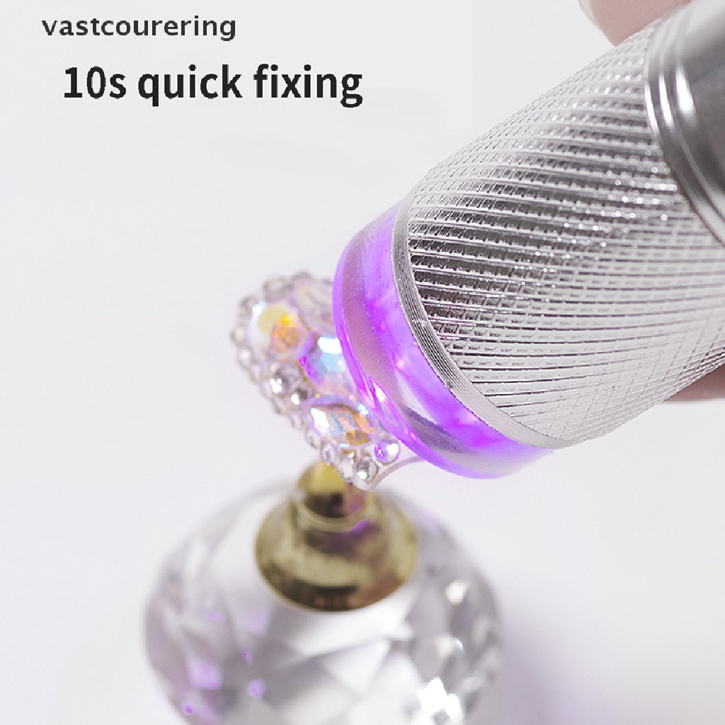 Đèn LED UV Mini Cầm Tay Bằng Silicone Dùng Để Trang Trí Móng