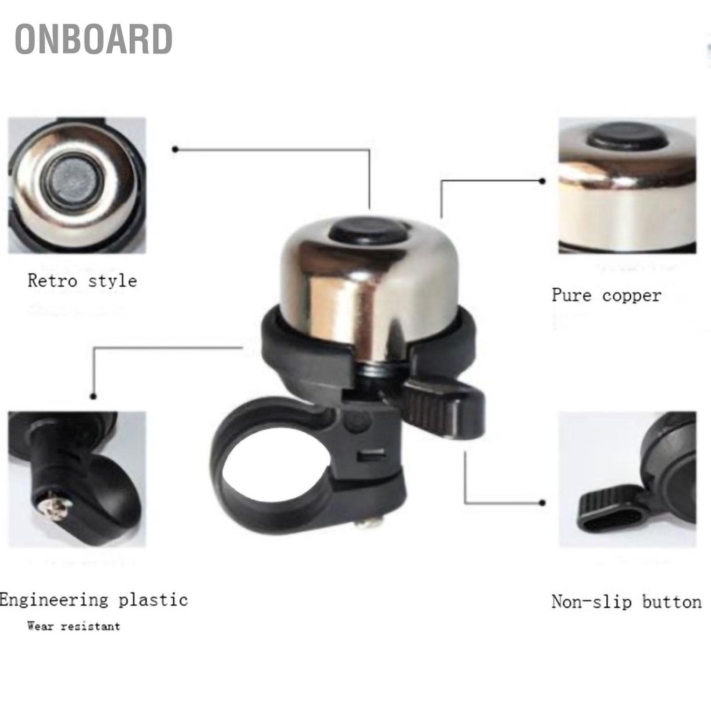 * Còi chuông xe đạp thể thao kèn xe đạp OnBoard I.