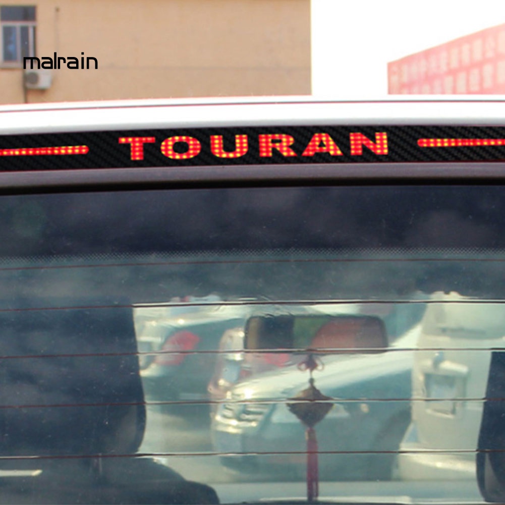 Miếng Dán Trang Trí Đèn Phanh Sau Bằng Sợi Carbon Cho Xe Hơi Touran