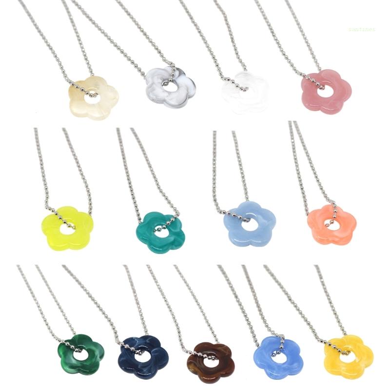 Vòng Cổ Choker Bằng Hợp Kim Mặt Hoa Thời Trang Cho Nữ