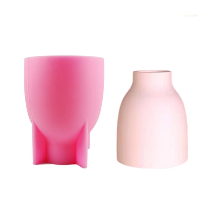 Khuôn Silicone Làm Đồ Trang Sức Hình Lọ Hoa DIY