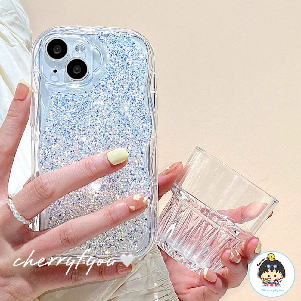 Ốp Điện Thoại TPU Dẻo Đính Sequin Lấp Lánh Thời Trang Chống Rơi / Bụi Bẩn Cho IPhone 14 13 12 11 Pro Max X XR 8 7 Plus