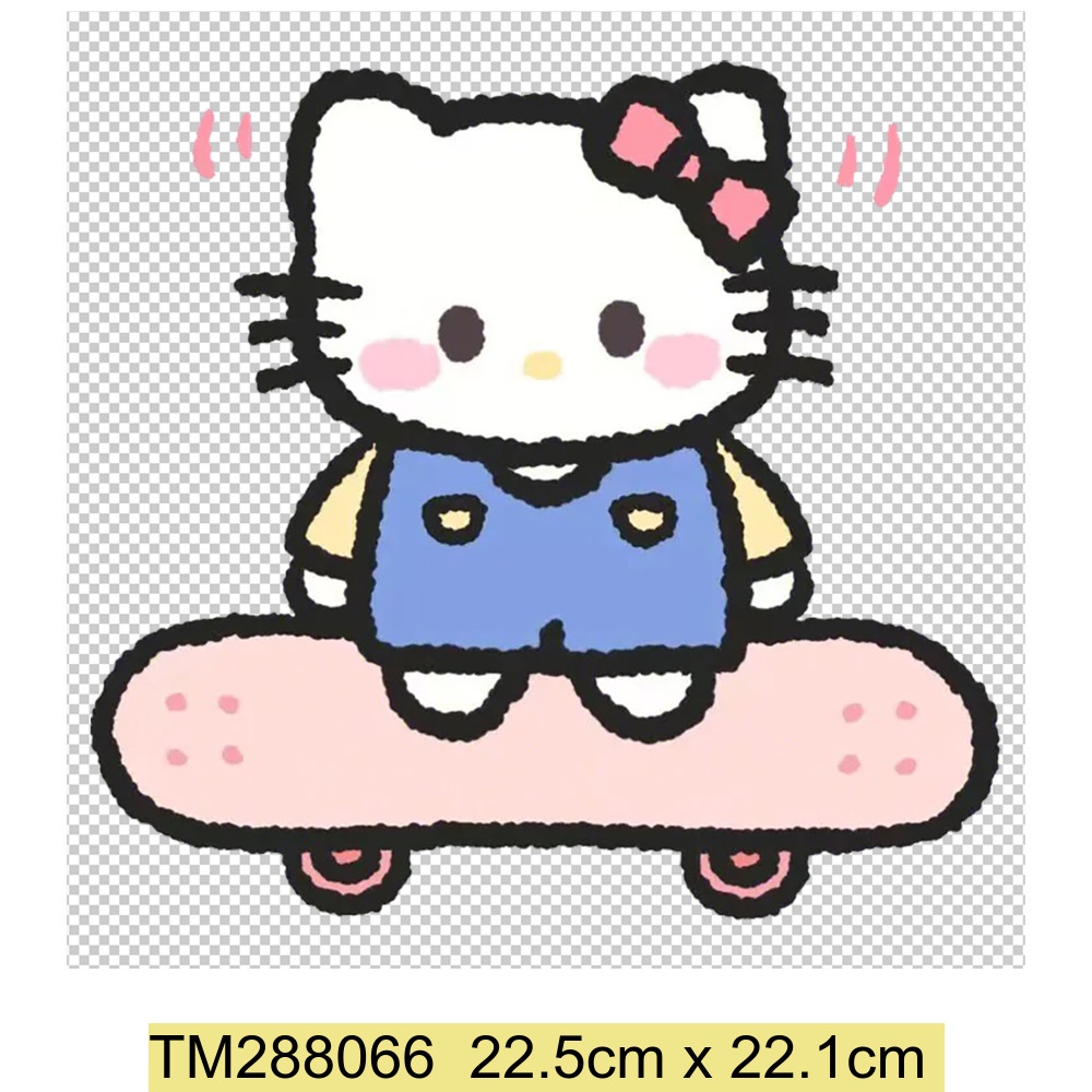 Kuromi Melody Kitty Mèo Sắt Trên Miếng Dán Vinyl Truyền Nhiệt Dán Cinnamoroll Có Thể Giặt Sắt Trên Miếng Dán Áo Áo Quần Áo Quần Jean Trang Trí Thời Trang