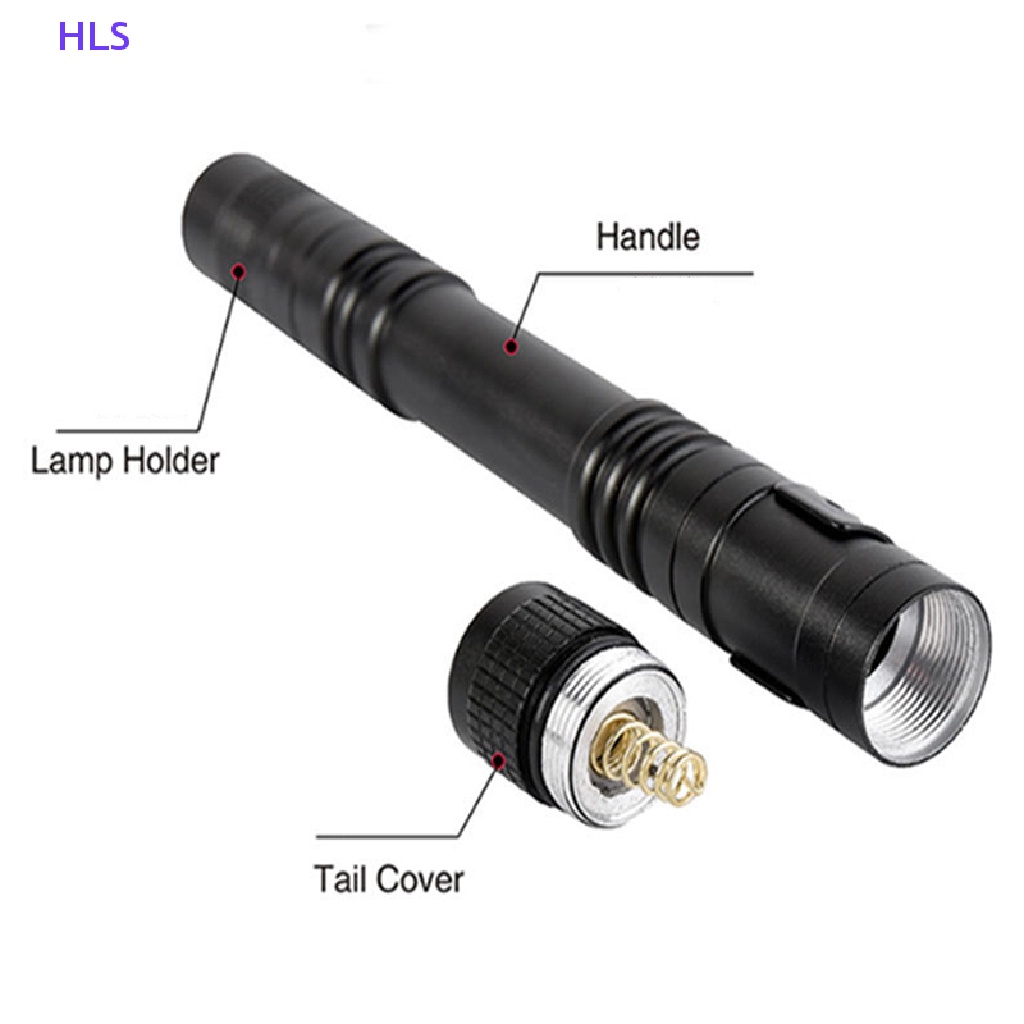 Đèn Pin LED Mini Bỏ Túi Mạnh Mẽ AAA Cho Cắm Trại