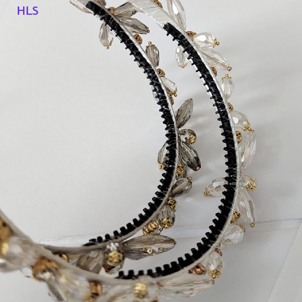 Băng Đô Hoa Đính Đá Thủy Tinh Thủ Công Phong Cách Bohemian Dành Cho Nữ