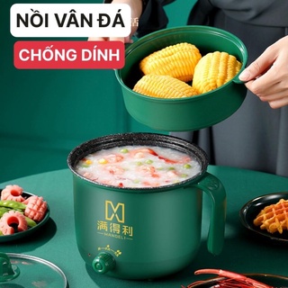 💥Ca Nấu Mì, Nấu Cơm Đa Năng Có Tay Cầm 1,8L - Nồi Lẩu Điện Mini Kèm Giá Hấp .