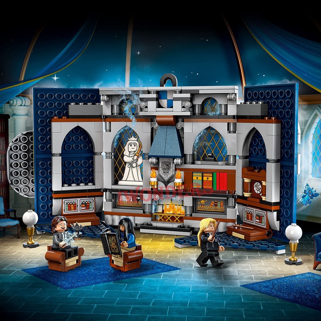 Đồ Chơi Lắp Ráp Quyển Sách Gryffindor Slytherin Ravenclaw Hufflepuff House 2023