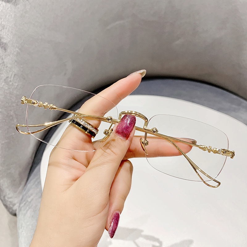 [-0°~-500°Mắt Kính Chống Ánh Sáng Xanh Thời Trang Hàn Quốc Cho Nam Nữ