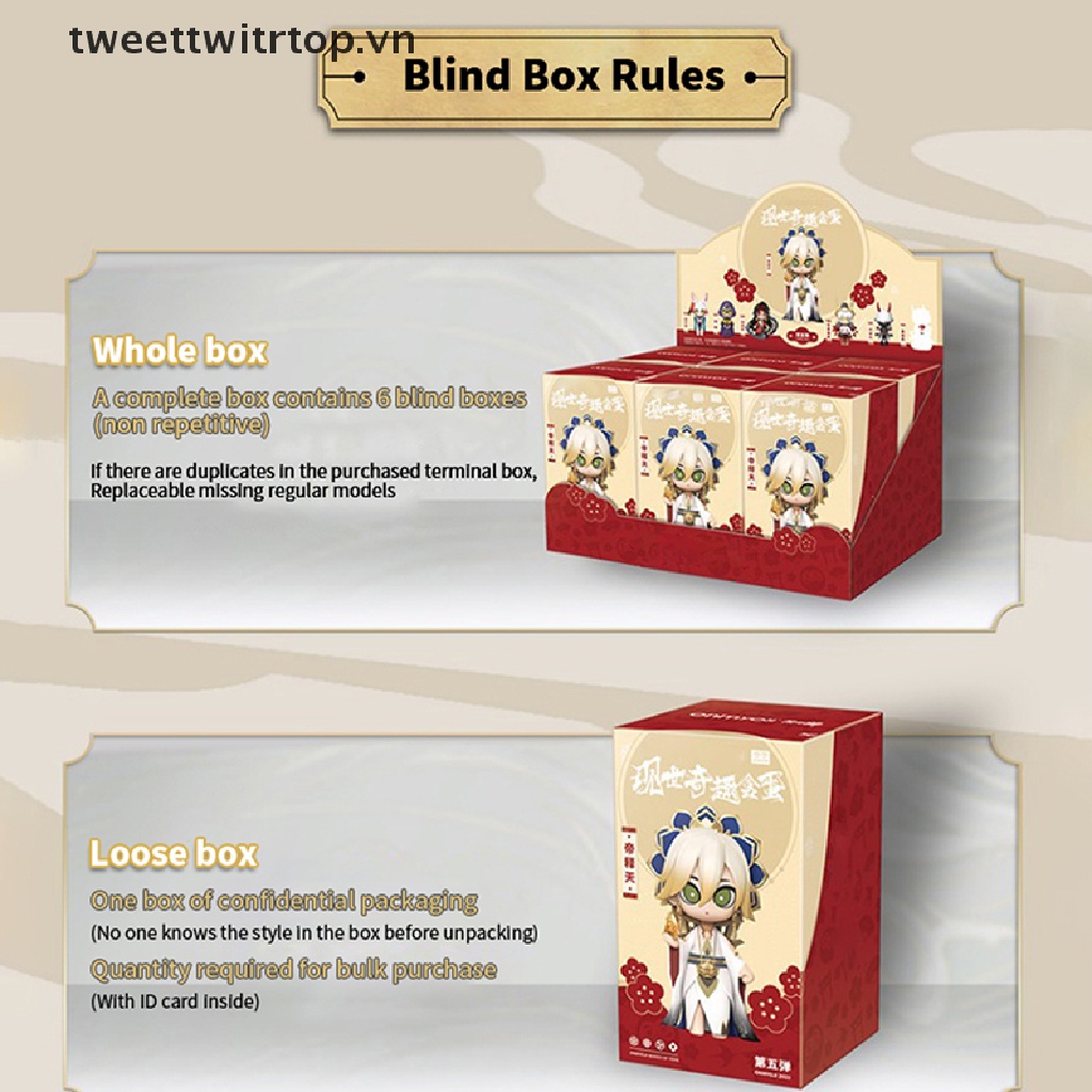 Set 5 Mô Hình Nhân Vật Phim Hoạt Hình TRTOP Series Ngẫu Nhiên Để Bàn Trang Trí