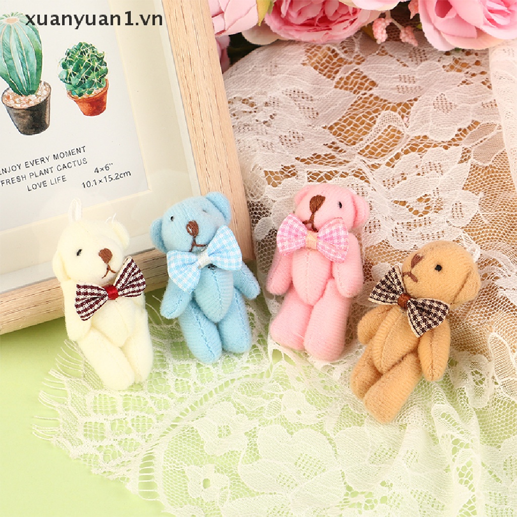 Gấu Nhồi Bông 6CM Có Khớp Cử Động Đáng Yêu