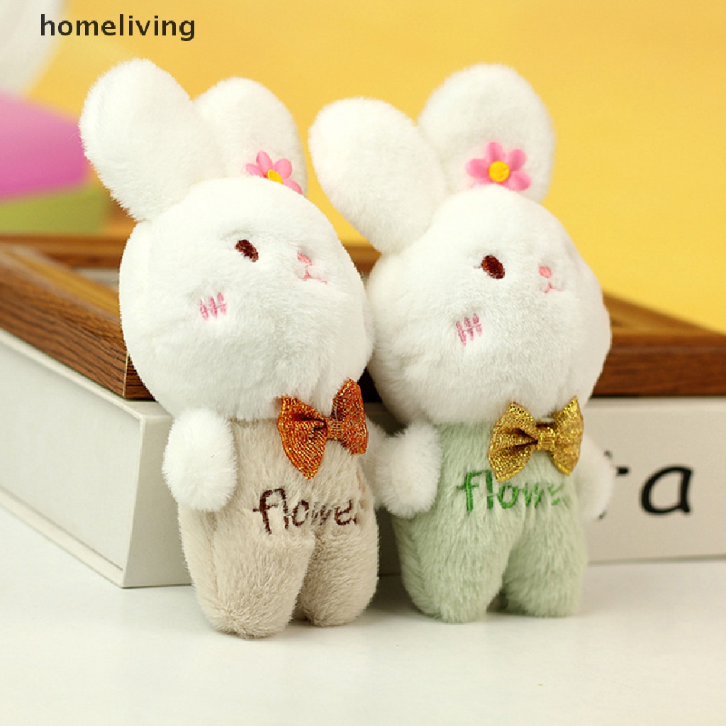 Móc Khóa Thỏ Nhồi Bông 10cm Mềm Mại Đáng Yêu