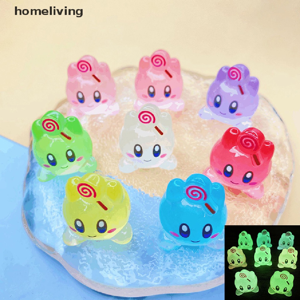 1 Mô Hình Búp Bê Kirby Bong Bóng Bằng Nhựa Phát Quang Trang Trí Bảng Điều Khiển Xe Hơi