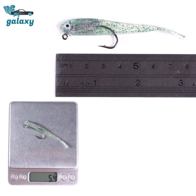 Galaxy Mồi Câu Cá 7cm / 5.5g Mắt 3d Phát Quang Có Móc Phù Hợp Cho Nước Biển
