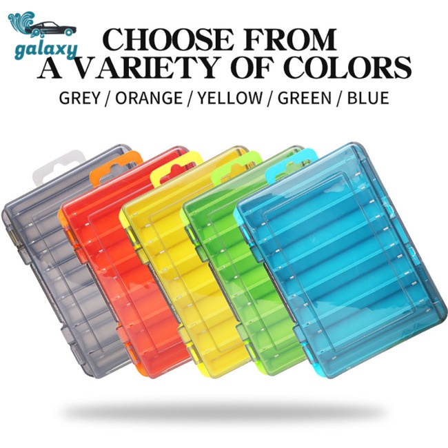 Galaxy Hộp Đựng Mồi Câu Cá 12 Ngăn Hình Chữ U Đa Năng