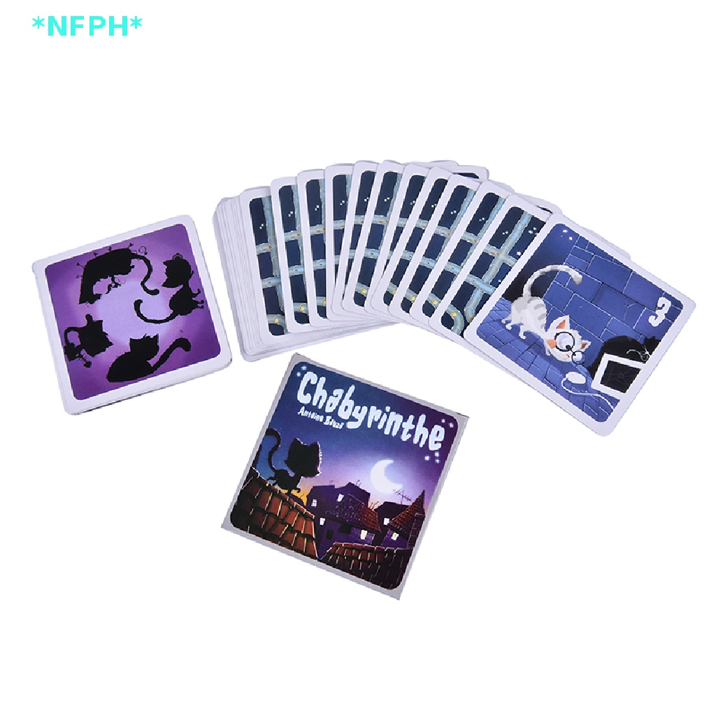 Bộ Thẻ Bài Trò Chơi Chabyrinthe Phiên Bản Tiếng Anh Dễ Thương Mới Áo Thun Thiết Kế Mới Năng Động Thời Trang