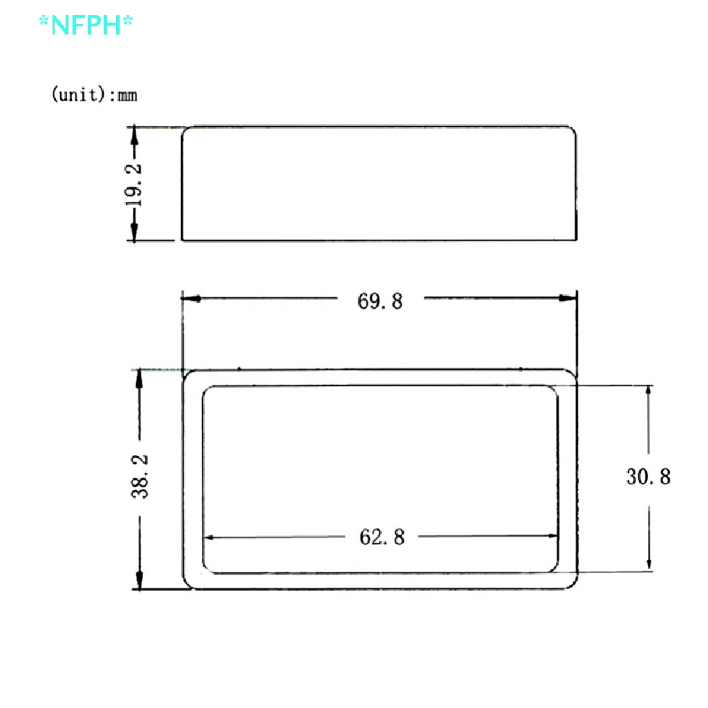 Vỏ Bọc Pickup Đàn Guitar Điện NFPH Bằng Kim Loại Đồng Mới