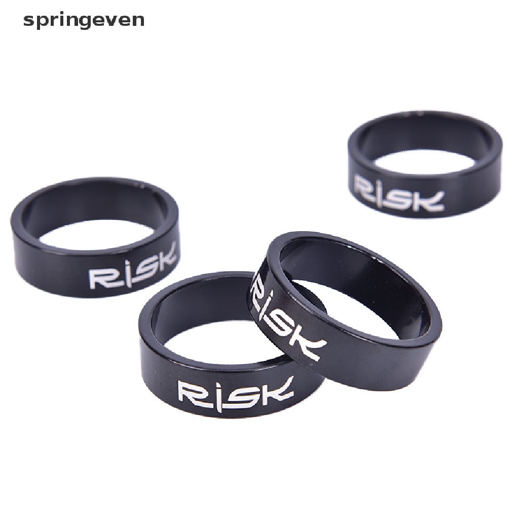 Bộ 4 Vòng Đệm Hợp Kim Nhôm 5 / 10mm Điều Chỉnh Được Cho Phuộc Trước Xe Đạp Máy Hút Bụi Cầm Tay