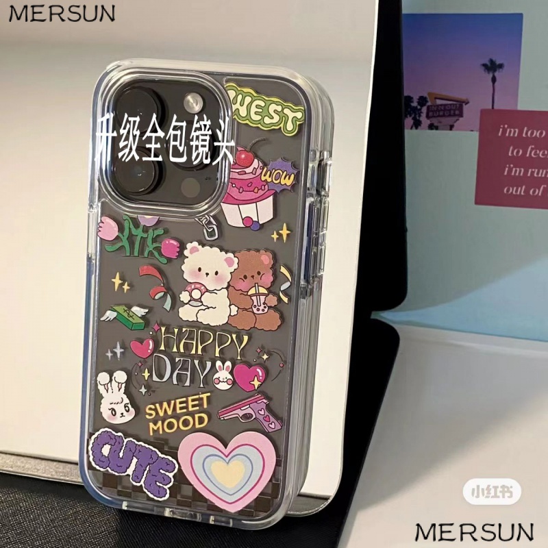 ✅Ốp Điện Thoại Mềm Trong Suốt Chống Sốc Dim Sum 1213 / xr Cho Apple Iphone 8P11 Xsmax 14Promax