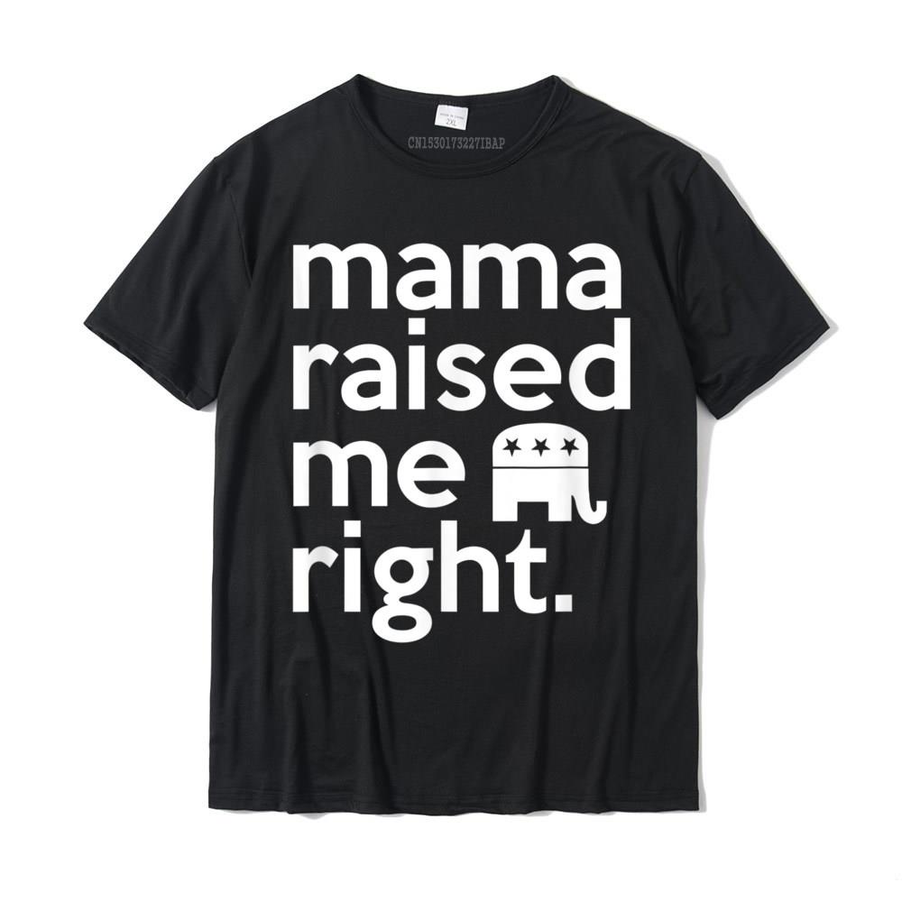 Áo Thun Cotton Họa Tiết Mama Raised Me Right State Red State Republican Dành Cho Nam Và Nữ#Áo Thun Tay Ngắn In Chữ s 39; s 39; s