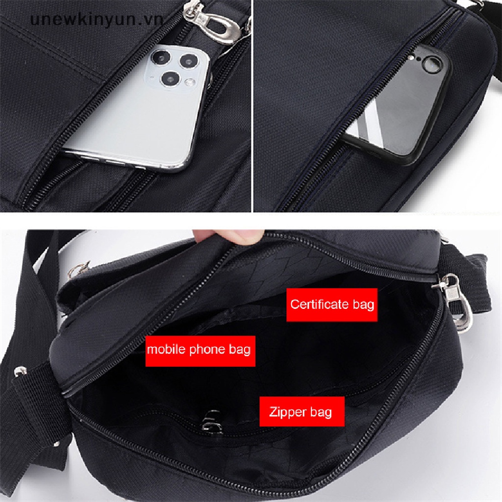 Túi Đeo Chéo Vải Oxford Thời Trang Cho Nam