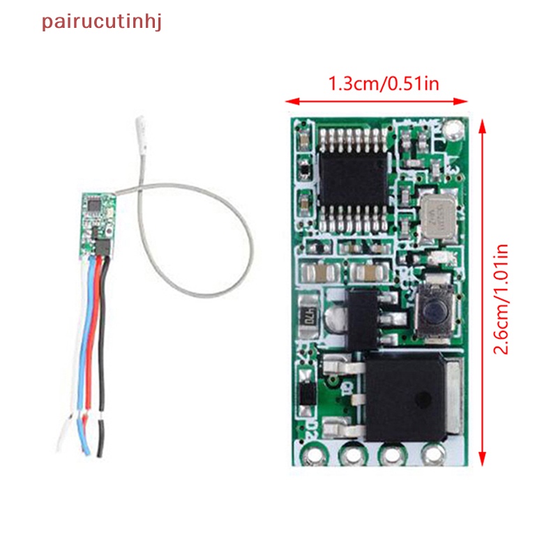 Cặp Rơ Le Điều Khiển Từ Xa Không Dây 433mhz DC 3.6V 5V 9V 12V 24V 1CH