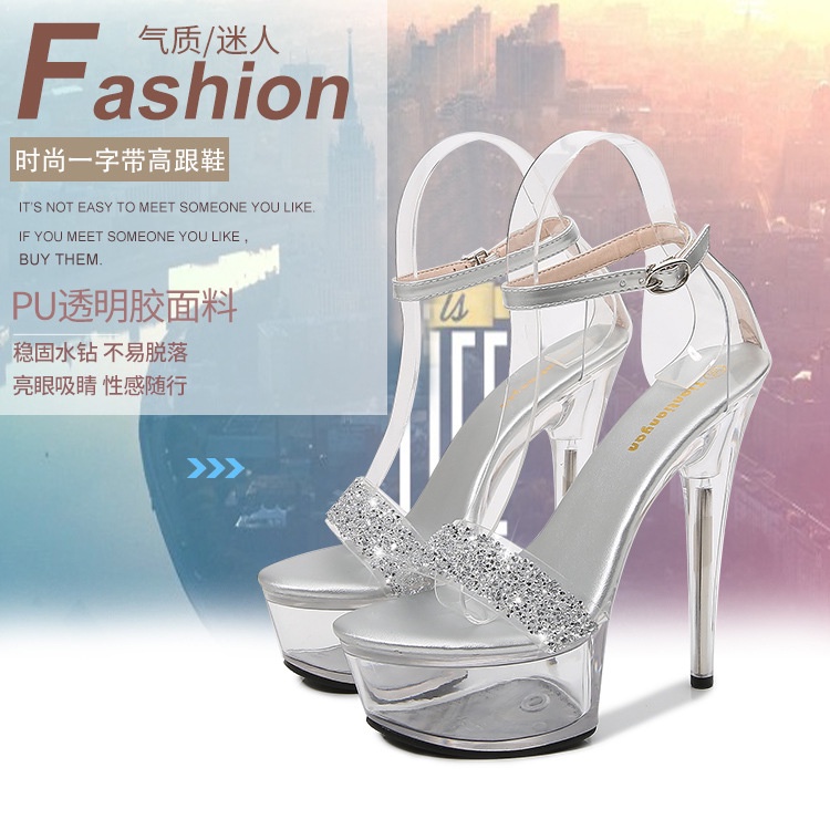 Giày Cao Gót 15cm Siêu Cao Chống Thấm Nước Thời Trang Mùa Hè 2022