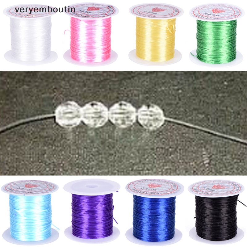 Cuộn Dây Co Giãn 0.8mm Chuyên Dụng Cho Xỏ Hạt Cườm