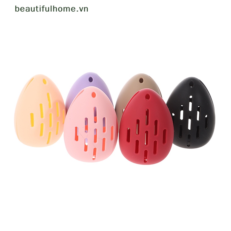 Giá Đỡ Mút Trang Điểm Bằng Silicone Tiện Dụng Khi Đi Du Lịch