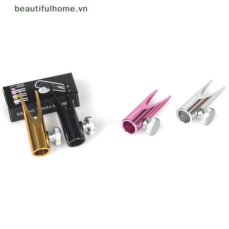 Bút Chì Kẻ Lông Mày Hai Đầu Hình Chữ U Bằng Kim Loại Có Đồ Chuốt