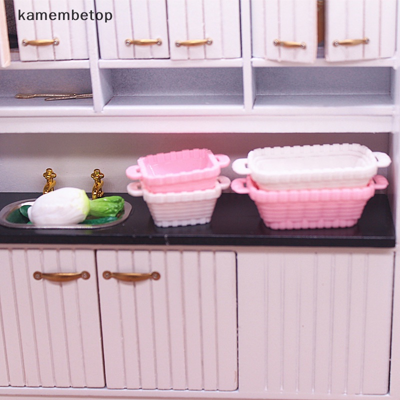 Giỏ Đựng Trái Cây Và Rau Củ Mini Trang Trí Nhà Búp Bê