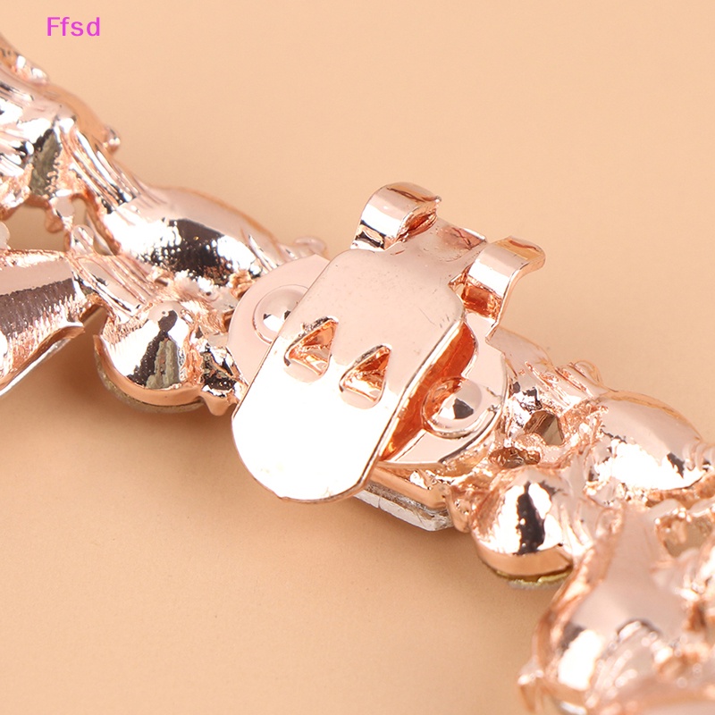 1 Kẹp Đính Đá Trang Trí Giày Cao Gót Cho Cô Dâu