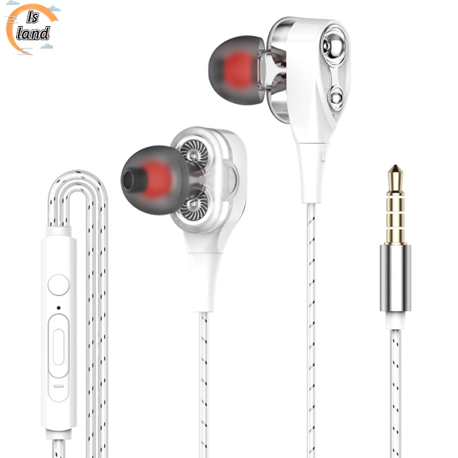 Tai Nghe Nhét Tai Jack 3.5mm Bass Trầm Có Micro Tiện Dụng