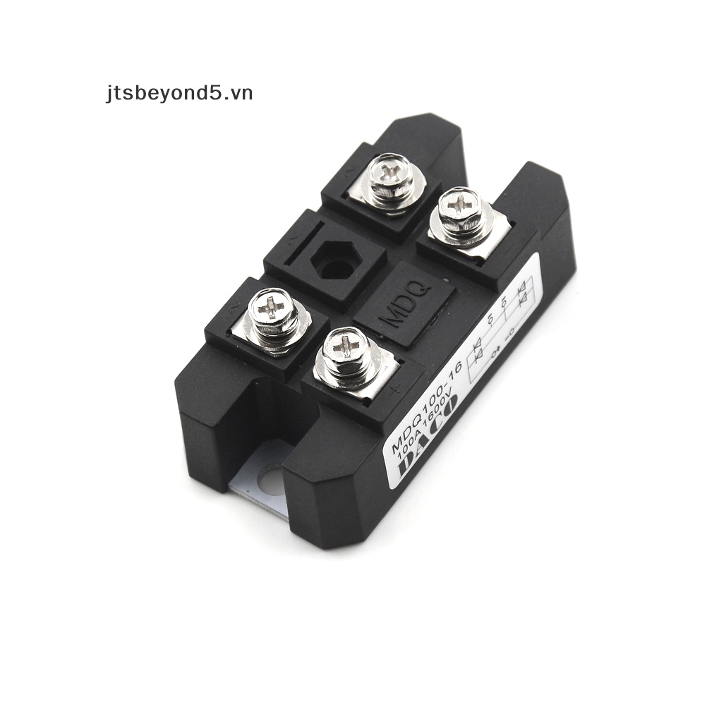 JY Mdq 100A amp 1600V Volt duy nhất 1 giai đoạn Diode kim loại trường hợp cầu chỉnh lưu TS ..