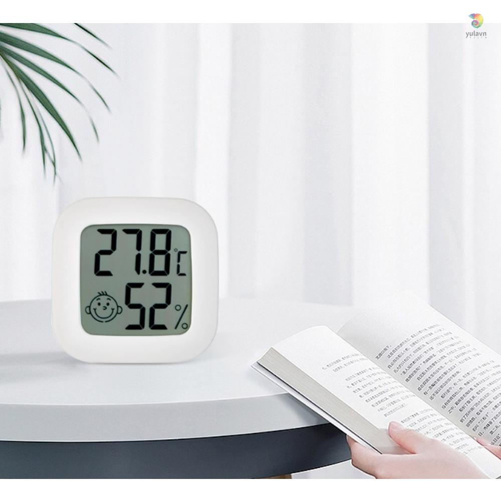 Đồng Hồ Đo Nhiệt Độ / Độ Ẩm Mini Màn Hình LCD Kỹ Thuật Số