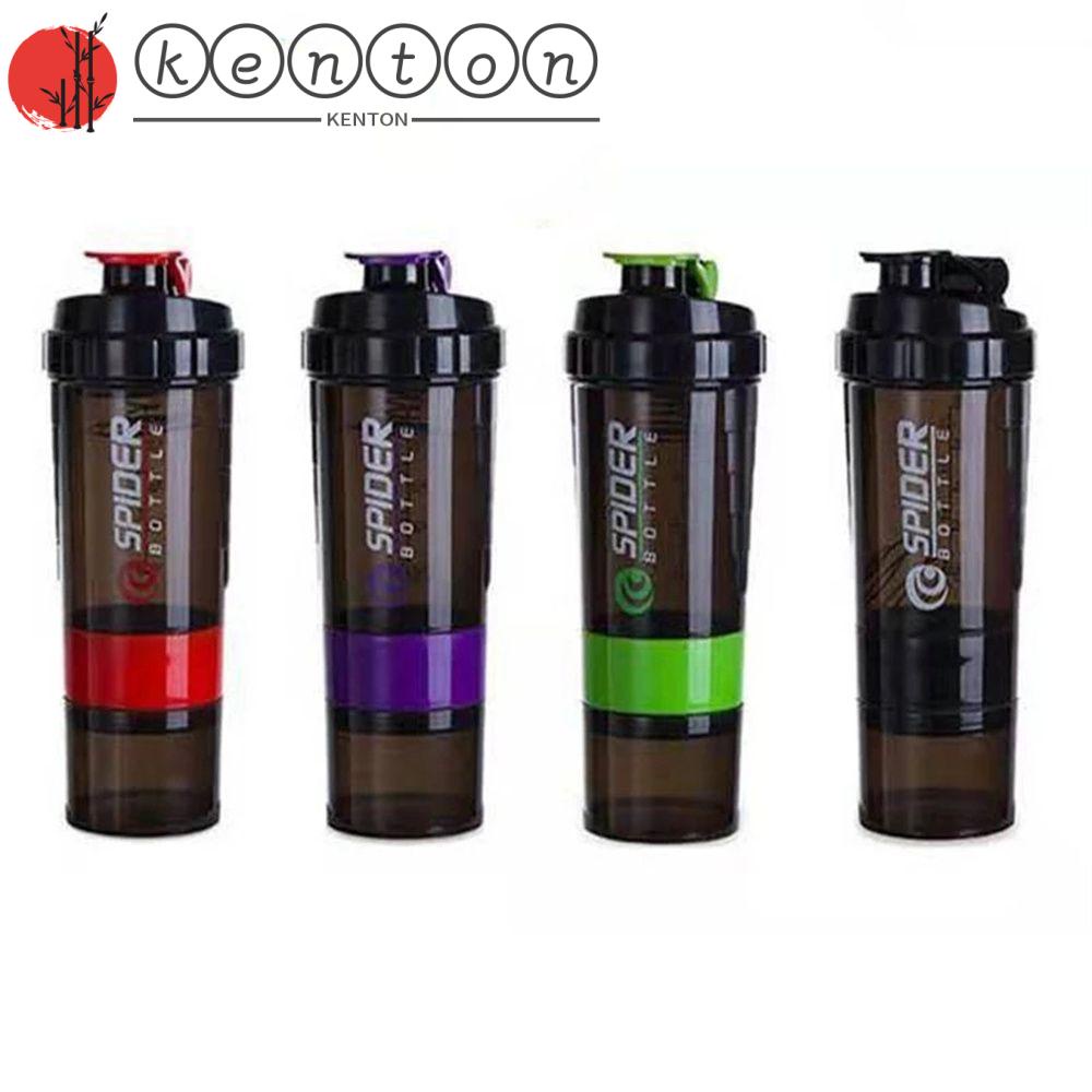 KENTON Shaking Protein Bottle Plastic Large Capacity Mixing Cup Water Bottle Sports Drinking Sports Bottles Exercise Bottle