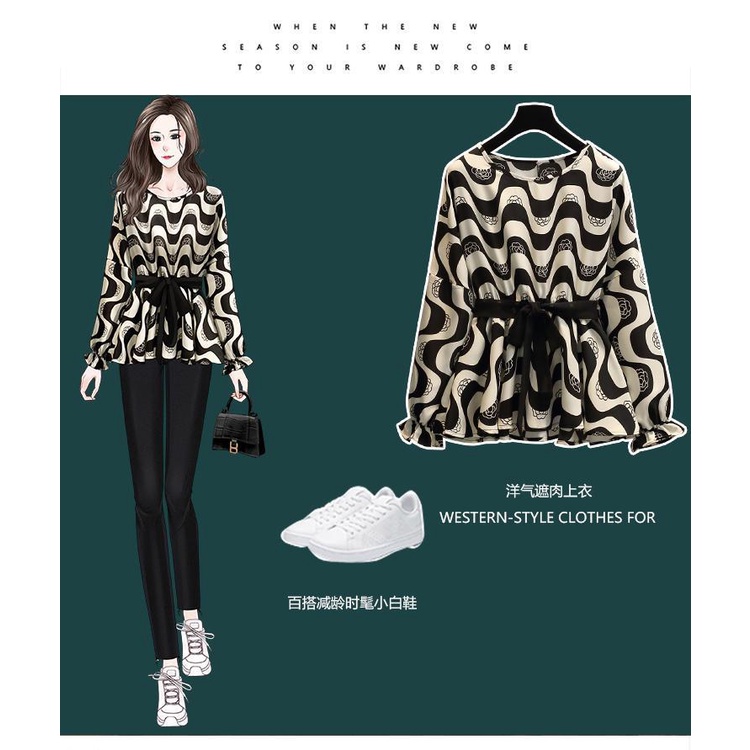 Áo Sơ Mi Chiffon Plus Size Phong Cách Retro Thời Trang Mùa Xuân 2023 Cho Nữ